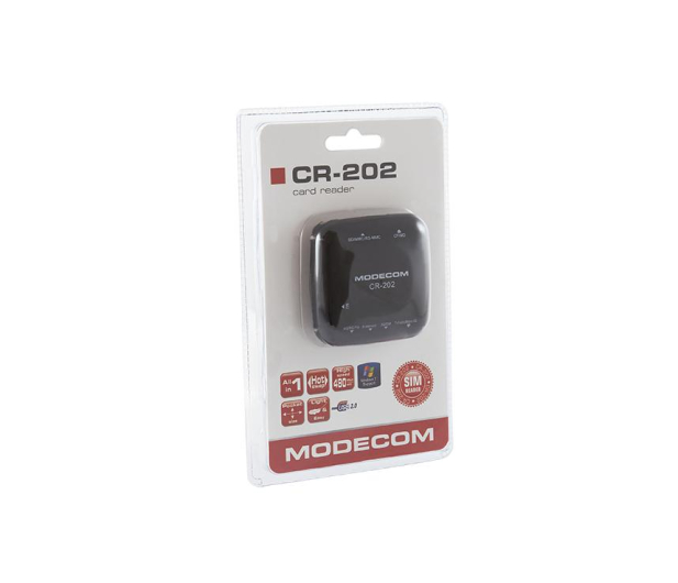 MODECOM CR-202 (SD/SDHC/Micro SD/MMC/xD/M2/MS/CF/SM/SIM) - 66695 - zdjęcie 4